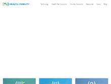 Tablet Screenshot of healthfidelity.com
